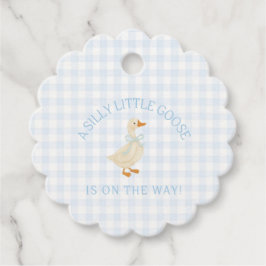 Étiquettes Cadeau Silly Little Goose Baby Shower 