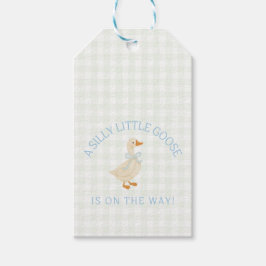 Étiquettes-cadeau Silly Little Goose Baby Shower 
