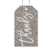 Silver Parties scintillant Merci marque cadeau dou