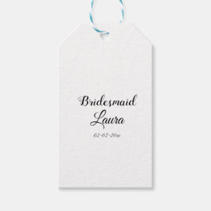 Étiquettes-cadeau Simple année de cadeau d'ajout de nom d'utilisate