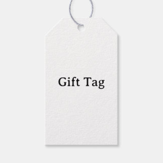 Étiquettes-cadeau Simple Cordon Gris Mat Professionnel