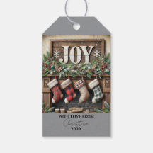 Simple Vintage Rustic Joie Noël