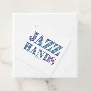 Étiquettes Cadeau SlipperyJoe's comédie musicale Broadway Jazz Hands