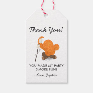 Étiquettes-cadeau Smore Fun Camping Anniversaire Fête Favoriser