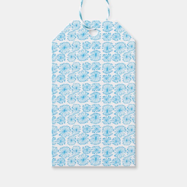 Étiquettes-cadeau Snowflake Wrapping Paper (Devant)