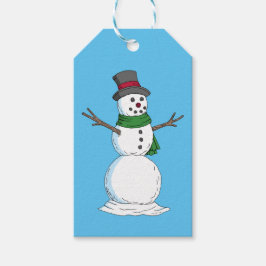 Étiquettes-cadeau Snowman