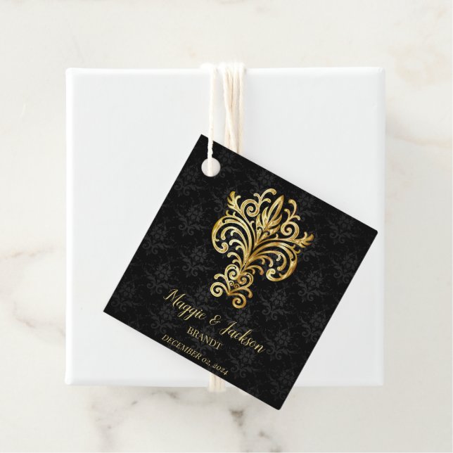 Étiquettes Cadeau Soirée chic (En situation)