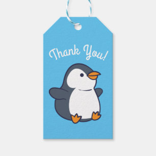 Étiquettes-cadeau Soirée d'anniversaire de Penguin