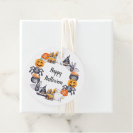 Étiquettes Cadeau Soirée d'Halloween pour les petits