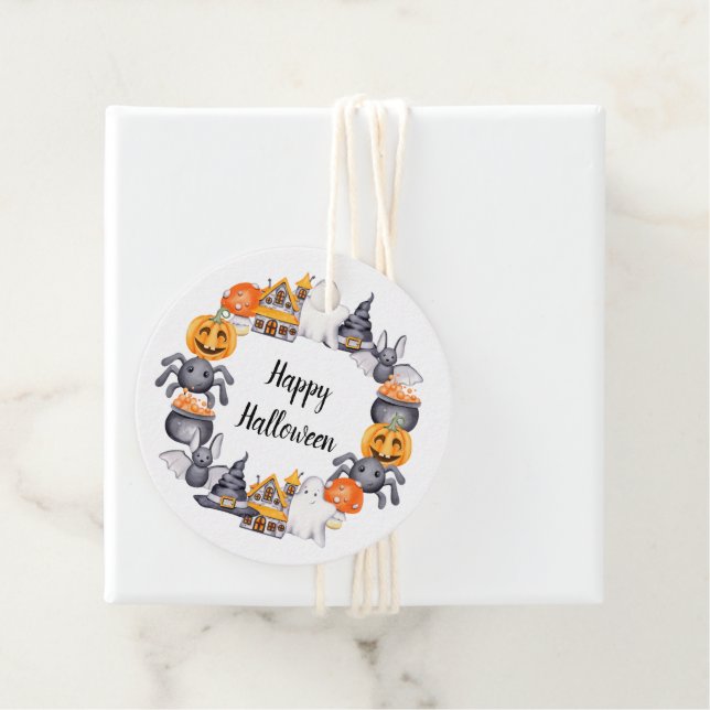 Étiquettes Cadeau Soirée d'Halloween pour les petits (En situation)