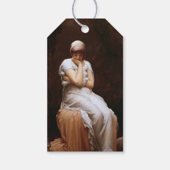 Étiquettes-cadeau Solitude (par Frederic Leighton) (Devant)