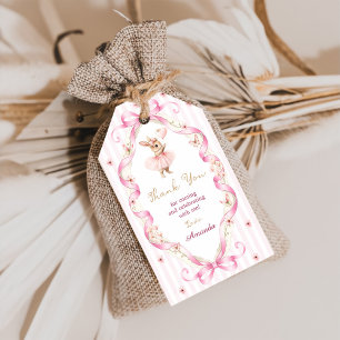 Étiquettes-cadeau Some Bunny a un an Ruban Rose Gingham 1er Annivers