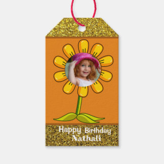 Étiquettes-cadeau Souvenirs Tournesol