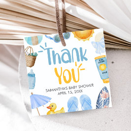 Étiquettes Cadeau Splish Splash Summer Baby Shower