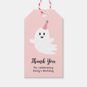 Étiquettes-cadeau Spooky One Halloween Cute Ghost 1er Anniversaire