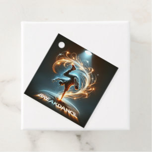 Étiquettes Cadeau "Spotlight Groove" - dansant sous les projecte