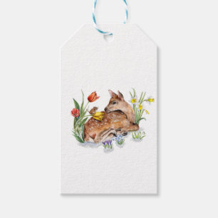 Étiquettes-cadeau Spring Deer