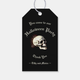 Étiquettes-cadeau Squelettes dansants de la peste noire Halloween