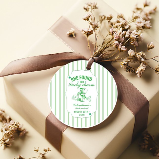 Étiquettes Cadeau st patrick (Créateur téléchargé)