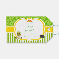 St Patrick's Day African American Boy Baby shower