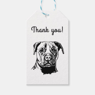Étiquettes-cadeau Staffordshire Bull Terrier