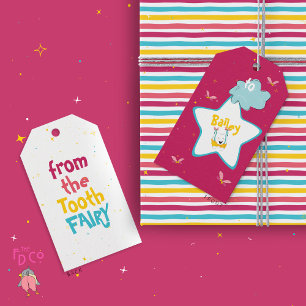 Étiquettes-cadeau Star Magique De La Fée Des Dents Fun Personnalisé