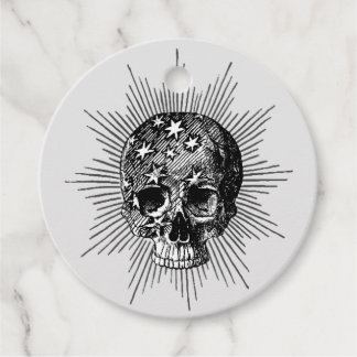 Étiquettes Cadeau Starry Skull {{ avec texte personnalisé}} Porte -