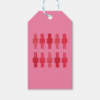 Étiquettes-cadeau Sticker carré pour noisette rose