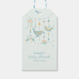 Étiquettes-cadeau Stickers Carrés animaux de mer Boho