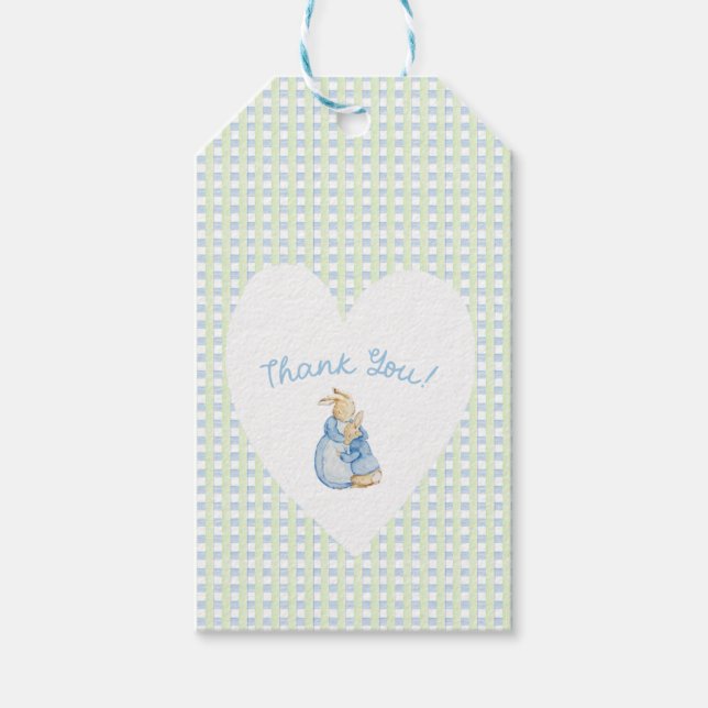 Étiquettes-cadeau Storybook Garden Rabbit Inspired Baby Shower  (Devant)