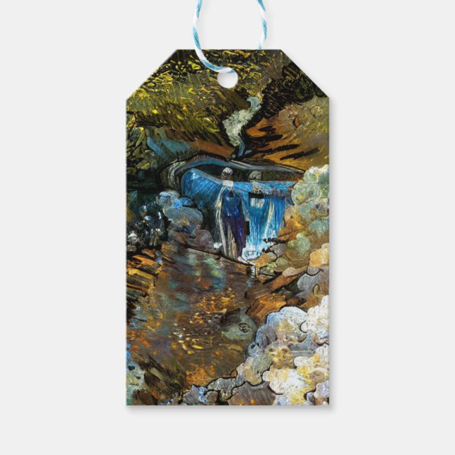 ÉTIQUETTES-CADEAU STREAM WATERFALL (Devant)
