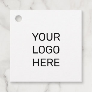 ÉTIQUETTES CADEAU STYLE DE TEXTE MINIMAL SIMPLE LOGO D'AFFAIRES FAVO
