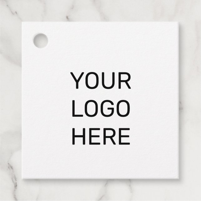 ÉTIQUETTES CADEAU STYLE DE TEXTE MINIMAL SIMPLE LOGO D'AFFAIRES FAVO (Devant)