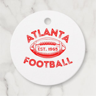 Étiquettes Cadeau Style Vintage de football Atlanta