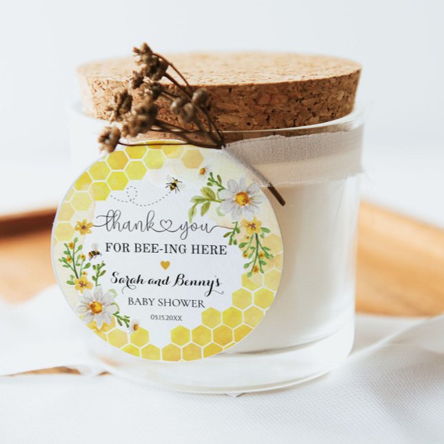Étiquettes Cadeau Sucré comme peut Merci Miel Baby shower Favoriser (Créateur téléchargé)
