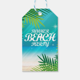 Étiquettes-cadeau Summer Beach Party