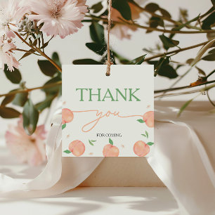Étiquettes Cadeau Sweet As Peach Anniversaire