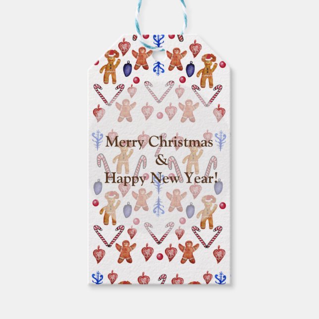 Étiquettes-cadeau Sweet Holidays Custom (Devant)