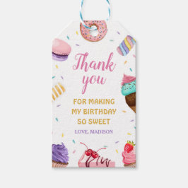 Étiquettes-cadeau Sweet One Candy Merci Tags cadeaux