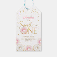 Sweet One Rose Gold Donuts Anniversaire