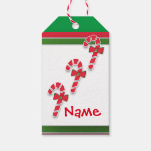 Étiquettes-cadeau Sweets To The Sweet Christmas Sucres de canne Tags