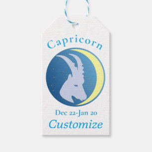 Étiquettes-cadeau Symbole Capricorne Thunder_Cove