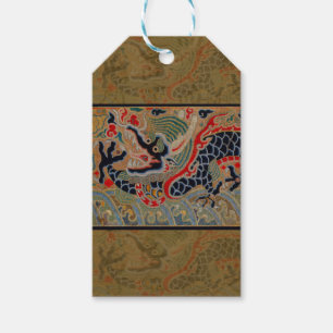 Étiquettes-cadeau Symbole dragon chinois Antique asiatique