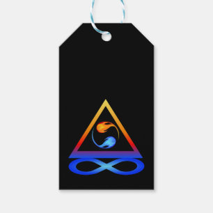 Étiquettes-cadeau Symbole Twin Flame -