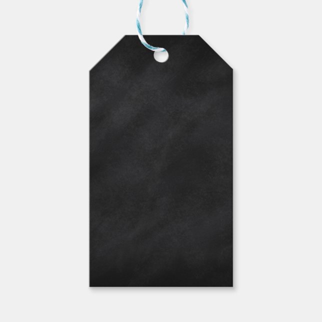 Étiquettes-cadeau Tableau noir sale (Devant)