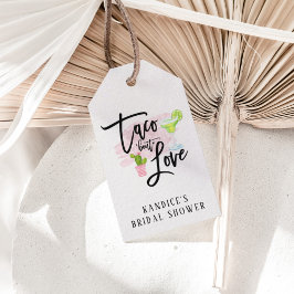 Étiquettes-cadeau Taco à propos d'Amour Enterrement de Vie de Jeune 