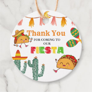 Étiquettes Cadeau Taco bout Baby Baby shower mexicain Merci