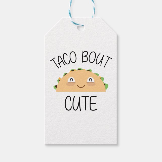 Étiquettes-cadeau Taco Bout Cute (Devant)