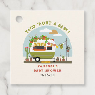 Étiquettes Cadeau Taco Bout Un Baby shower Vert Neutre Bébé