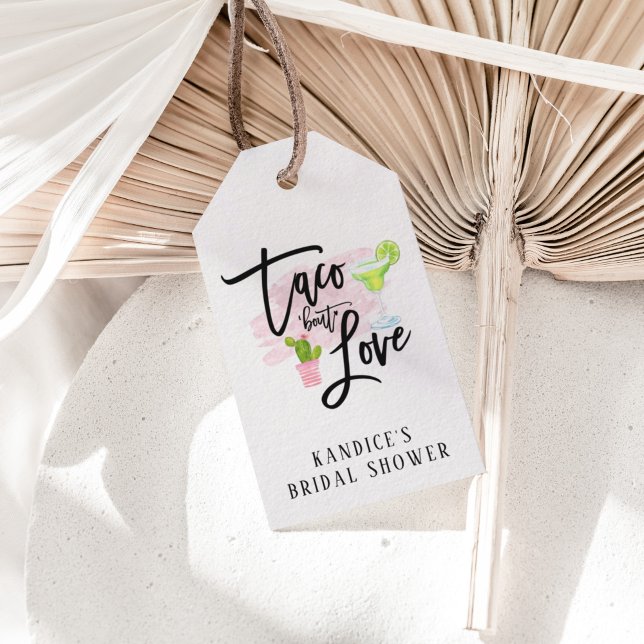 Étiquettes-cadeau Taco sur l'amour Baby Shower (Créateur téléchargé)